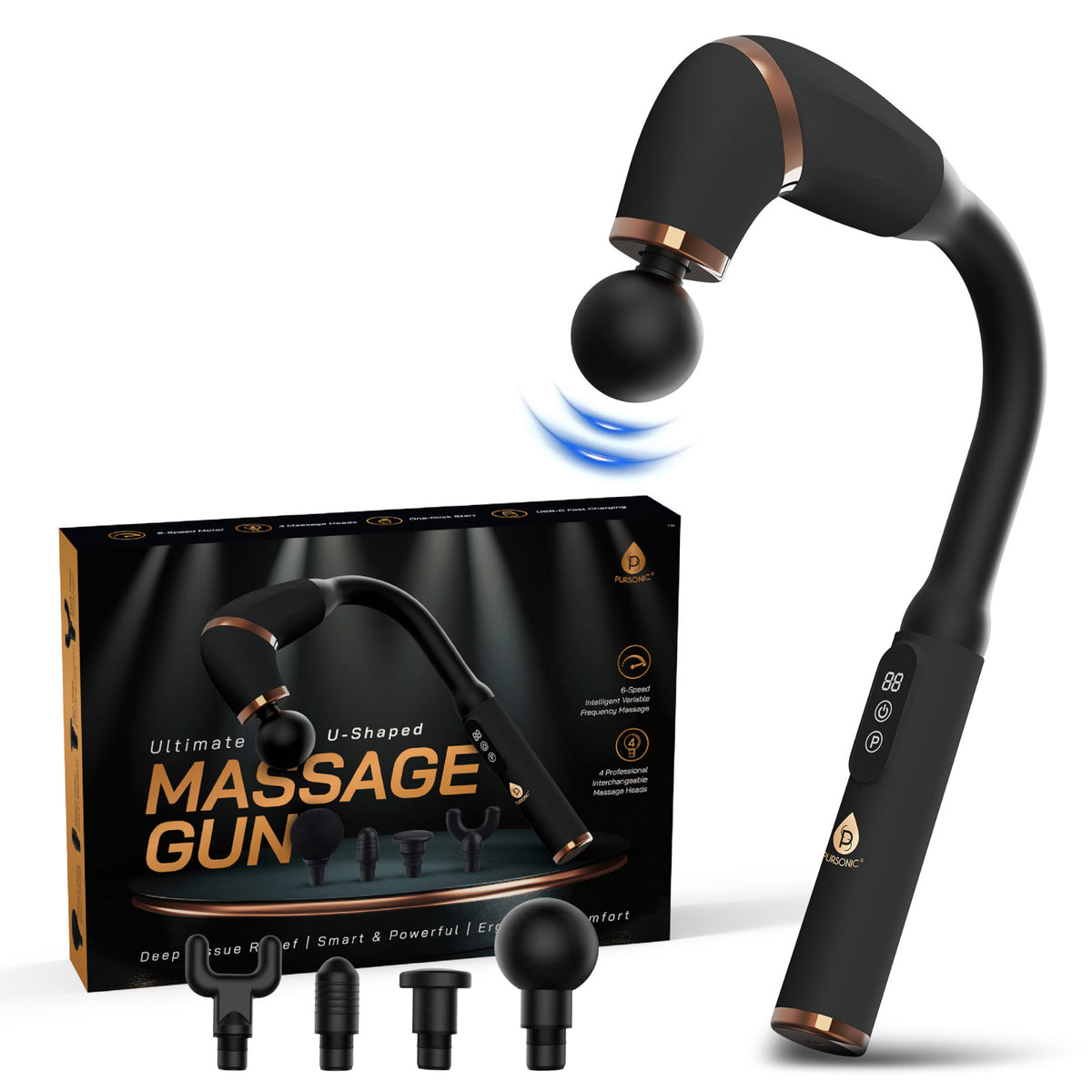 Pursonic Ultimate U-Shaped Massage Gun Pursonic Ultimate U-Shaped Massage Gun