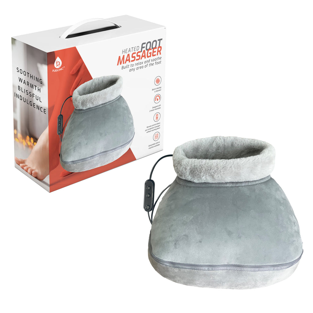 Heated Foot Massager with Remote Control, Folding Design, and Dual Mot Pursonic Heated Foot Massager with Remote Control, Folding Design, and Dual Mot Pursonic