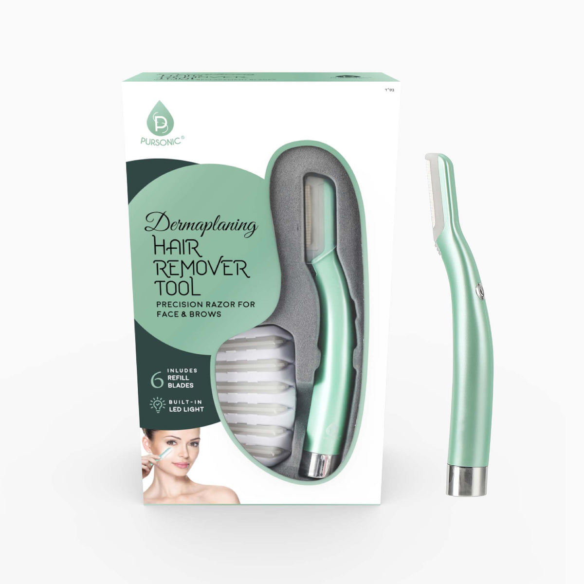 Precision Dermaplaning Hair Remover Tool - Professional Razor for