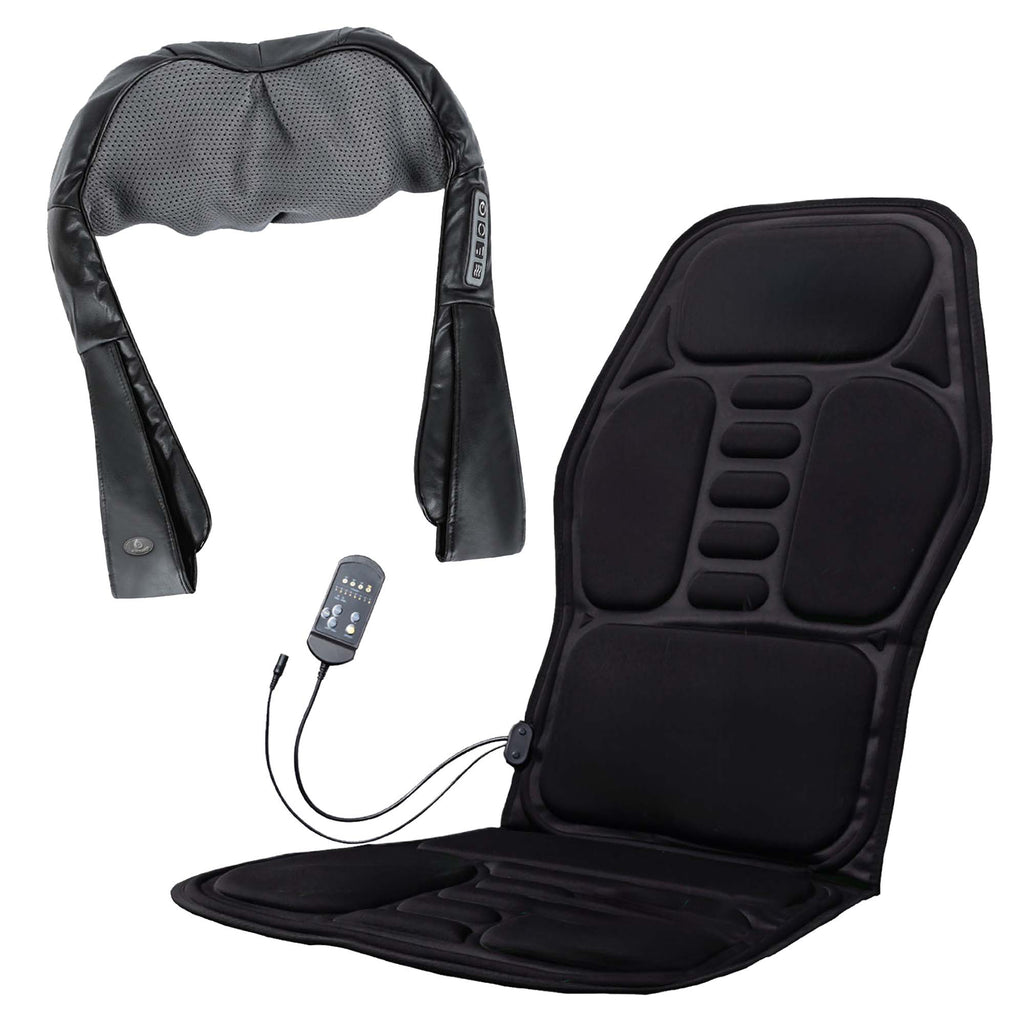 Ultimate Home & Office Massage Bundle - Pursonic 3D Shiatsu Heating Ba Ultimate Home & Office Massage Bundle - Pursonic 3D Shiatsu Heating Ba