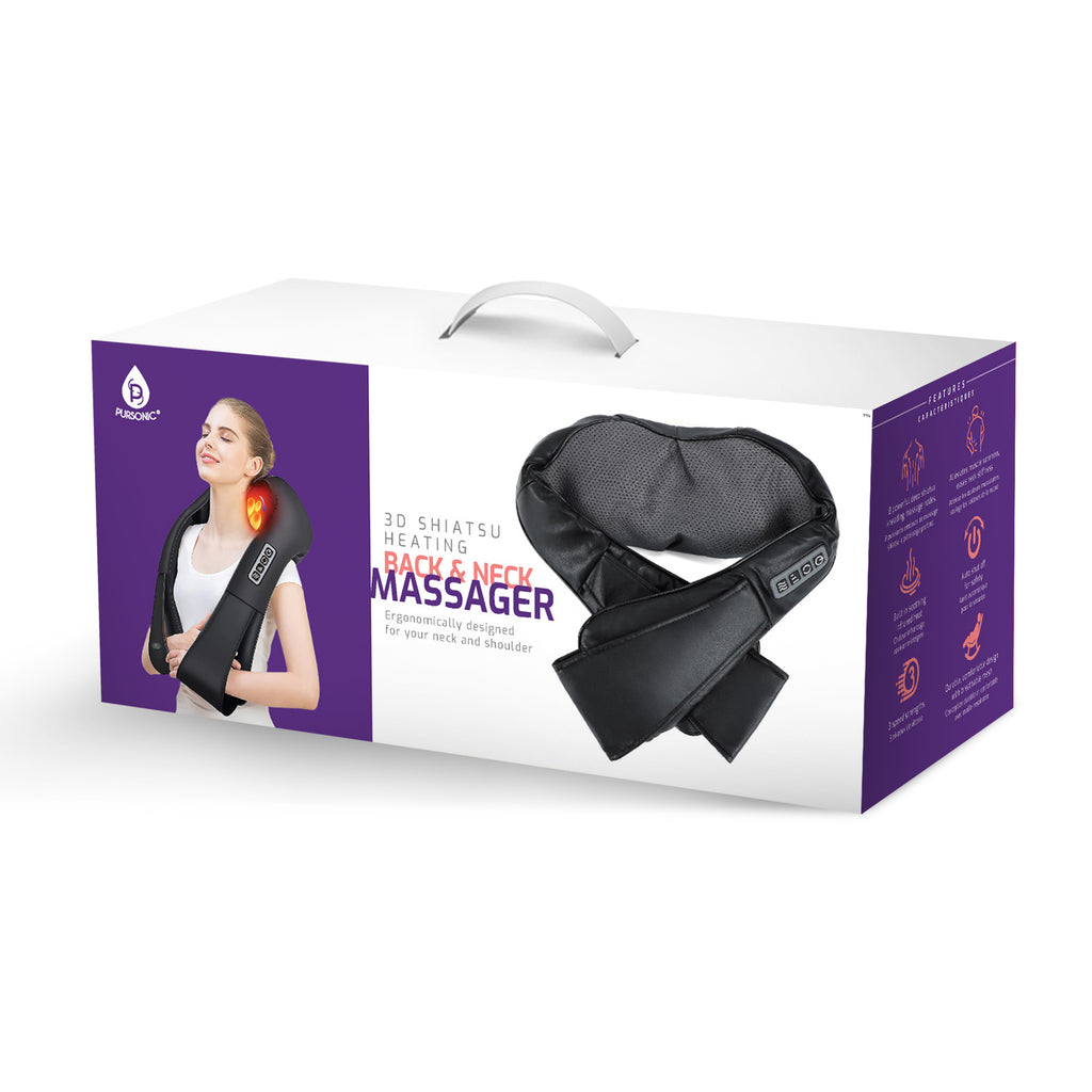 Products :: Pursonic Stomach & Back Massager, 3 Vibration Levels, 3 Heat  Settings & USB Rechargeable- Promotes Blood Circulation