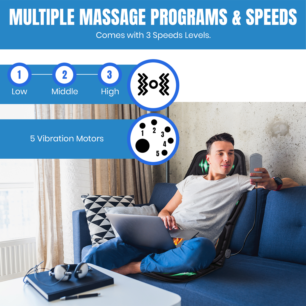 Pursonic Chair Cushion With Heat and Vibration Pursonic Chair Cushion With Heat and Vibration