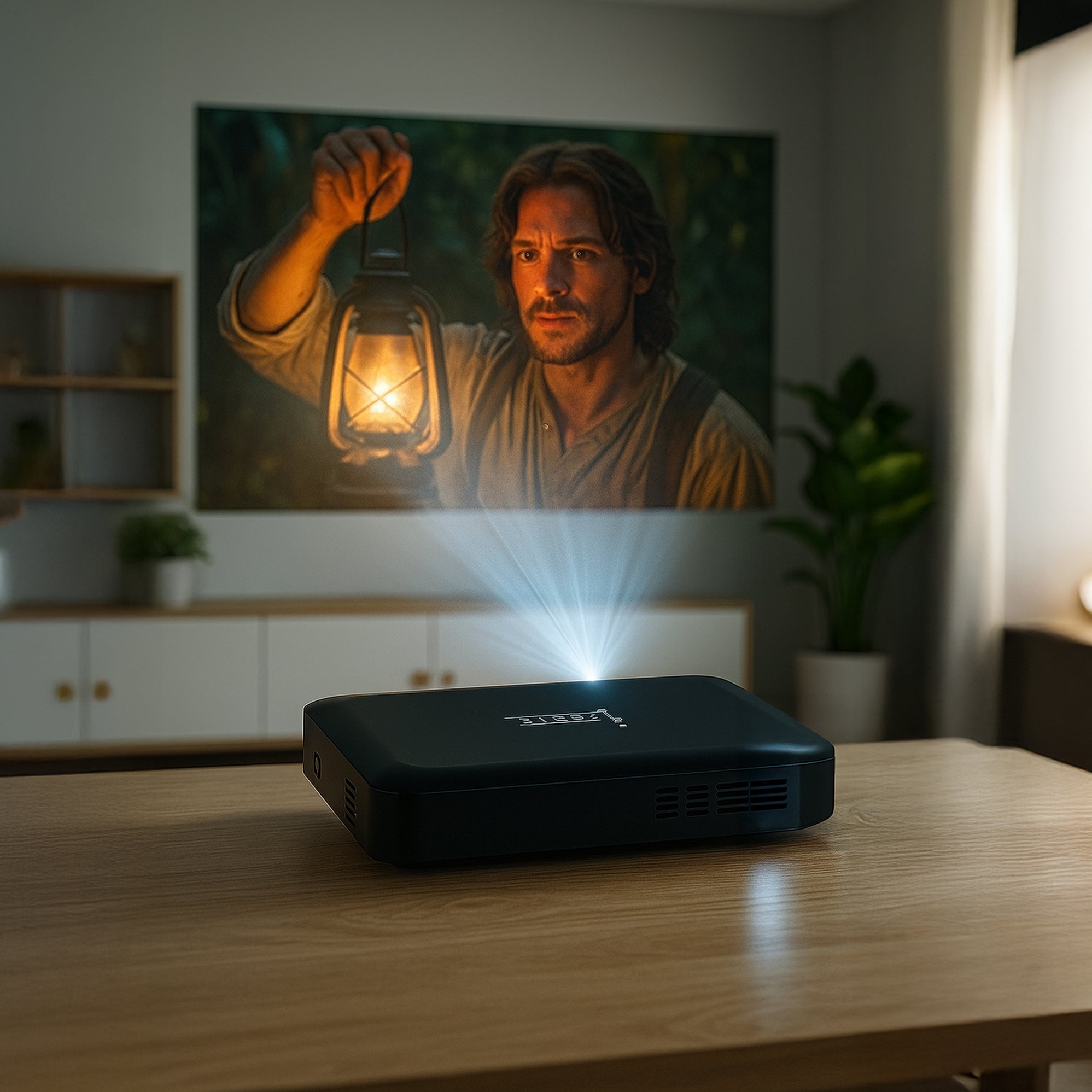 Pursonic Compact HD Projector – Portable Big-Screen Entertainment Anyw
