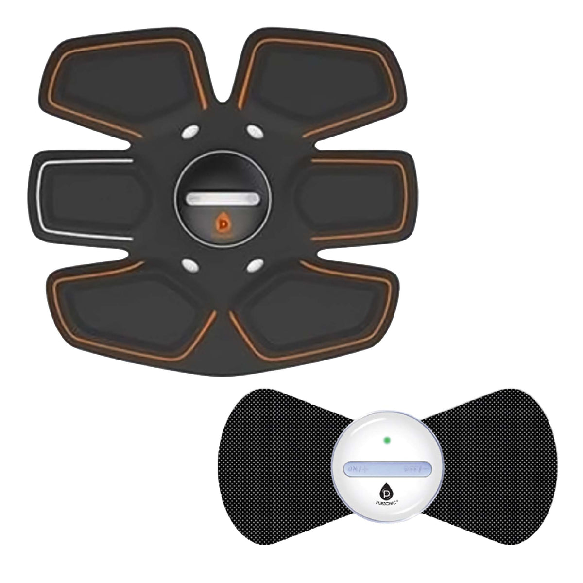 【ジャンク品】MONIKA Trainer 電気刺激トレーニング Pursonic Wireless Muscle Stimulator & Abdominal Toning Massager Set