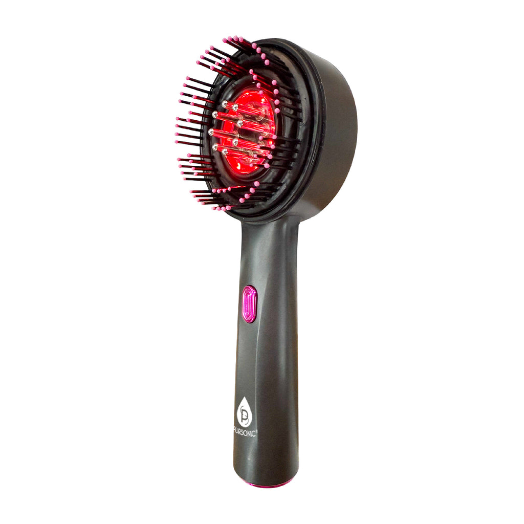 Pursonic 3-in-1 LED Therapy Scalp & Hair Treatment Brush Stimulate Growth - Black Pursonic 3-in-1 LED Therapy Scalp & Hair Treatment Brush Stimulate Growth - Black