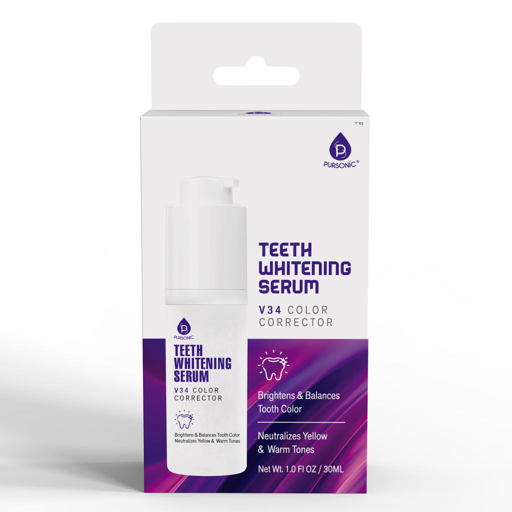 Pursonic Teeth Whitening Serum with V34 Color Corrector Technology