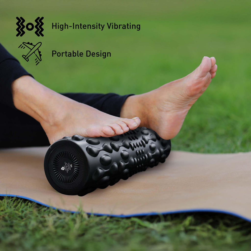 High-Intensity Vibrating Foam Roller for Deep Muscle Relief Pursonic High-Intensity Vibrating Foam Roller for Deep Muscle Relief Pursonic