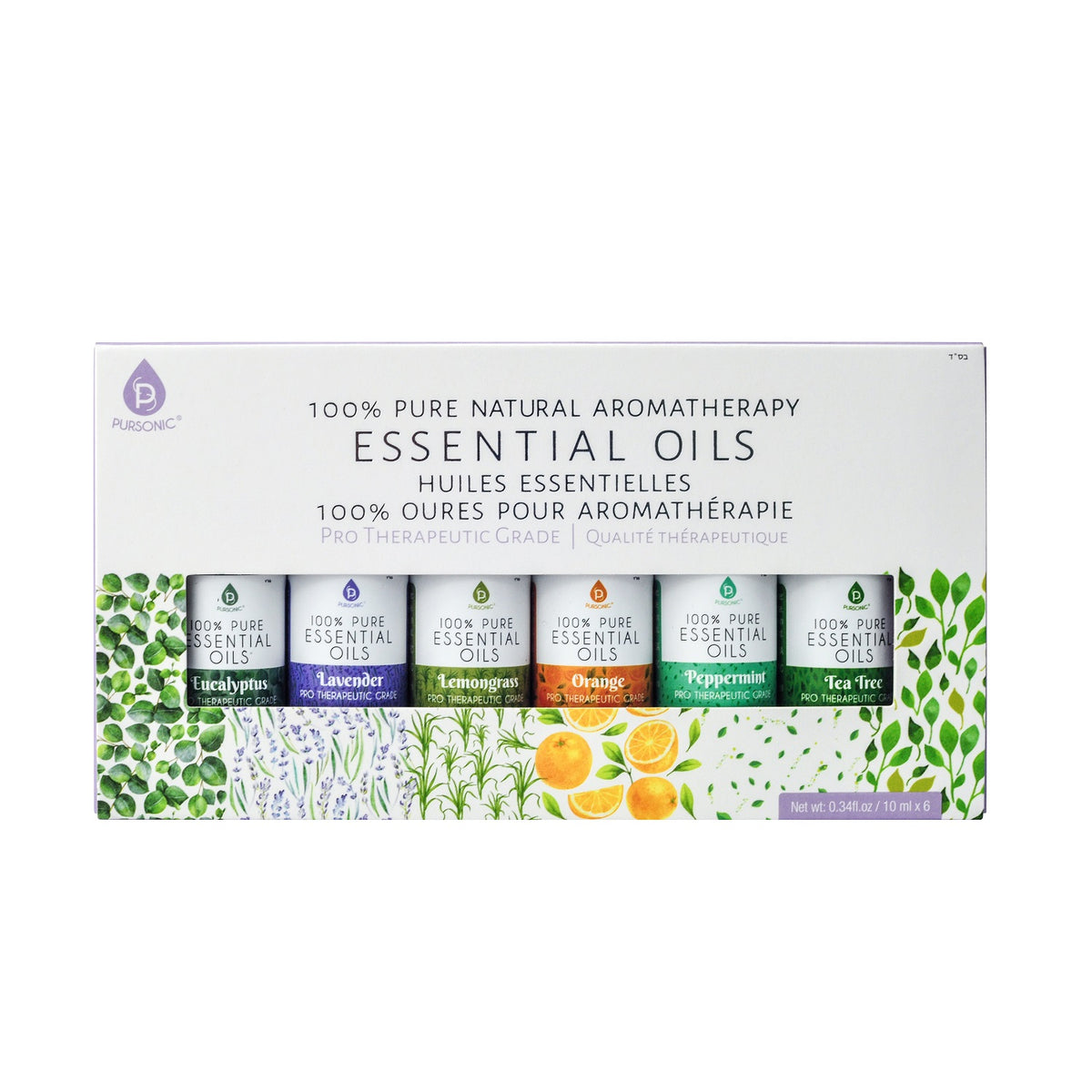 Onepure Aromatherapy Essential Oils Gift Set, 6 Bottles/ 10ml each